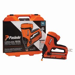 Paslode 16 Ga. Cordless 30 deg Angled Finish Nailer Kit (Battery & Charger) 7 V