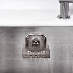 OXO Good Grips 3 in. L X 4 in. W X 3 in. H Plastic/Stainless Steel Sponge Holder