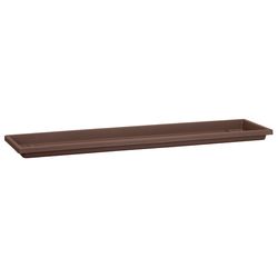 HC Companies Venetian 1.38 in. H X 30 in. W Plastic Traditional Flower Box Tray Chocolate