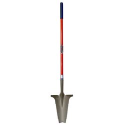Radius Garden Root Slayer 57.5 in. Carbon Steel Garden Spade Fiberglass Handle