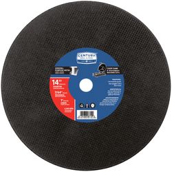 Century Drill & Tool 14 in. D X 1 in. X 7/64 in. thick Fiberglass A24R Abrasive Cut-Off Wheel 1 pc