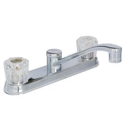 Huntington Brass Reliaflo Two Handle Chrome Kitchen Faucet