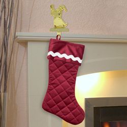 Dyno Red/White Christmas Stocking 20 in.