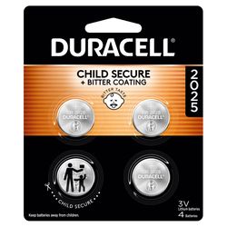Duracell Lithium Coin 2025 3 V Security and Electronic Battery 4 pk