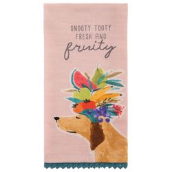 Karma Multicolored Cotton Dog Tea Towel 1 pk