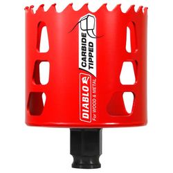 Diablo Snap-Lock Plus 2-3/4 in. Carbide Tipped 2-3/8 in. L X 3/8 in. D Hole Saw
