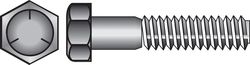 HILLMAN 1/4 in. D X 1-3/4 in. L Heat Treated Zinc Steel Hex Head Cap Screw 100 pk