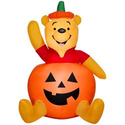 Disney 3 ft. LED Prelit Pooh in Pumpkin-SM Inflatable