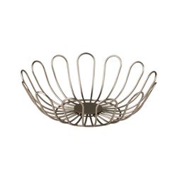 Spectrum 12 oz Silver Steel Fruit Bowl 1 pk