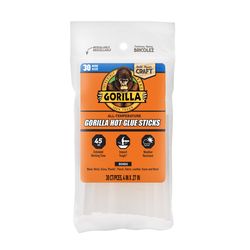 Gorilla Mini High Strength Clear Hot Glue Sticks 30 pc
