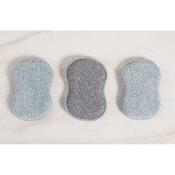 KAF Home Medium Duty Scrubber Sponge For Kitchen 3 pk