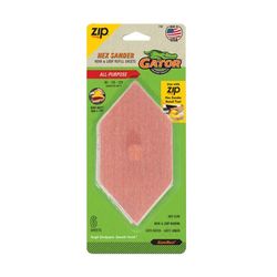 Gator Zip Sander 6 in. L X 3 in. W 80/120/220 Grit Aluminum Oxide Sanding Sheet 6 pk