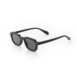 Optimum Optical Sunglasses Unisex Black Frame Black Lens