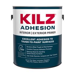 KILZ Adhesion White Flat Water-Based Bonding Primer 1 gal