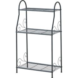 VegTrug 38 in. H Black Steel Plant Stand