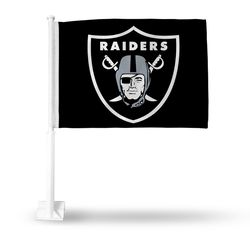 Rico Black Raiders Car Flag 6 pk