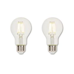 Westinghouse A19 E26 (Medium) Filament LED Bulb Warm White 40 Watt Equivalence 2 pk