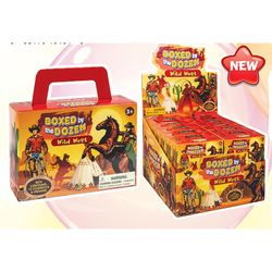 Playmaker Toys Boxed by the Dozen Wild West Toys Plastic Assorted 12 pc