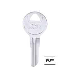 Ace House/Office Key Blank EZ# Single Silver