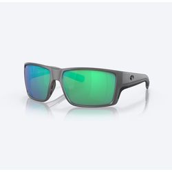 Costa Reefton Pro Sunglasses Black Frame Green Lens Polarized Blue Light Blocking