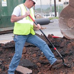 Razor-Back SuperSocket 62.25 in. Steel Round Digging Shovel Fiberglass Handle