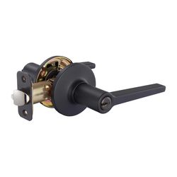 Ace Flat Lever Matte Black Entry Lever KW1 1-3/4 in.