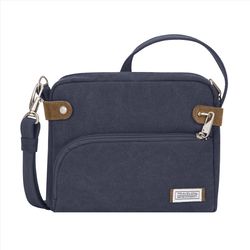 Travelon Medium Cotton Canvas Crossbody Bag