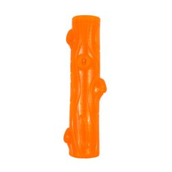 Territory For Dog Orange Rubber Stick Crunch Stick Toy All Pet Sizes 1