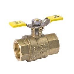 BK Products ProLine Series 1 in. Brass FIP Ball Valve Full Port T-Handle