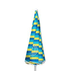 Caribbean Joe 72 in. Tiltable Multicolor Beach Umbrella