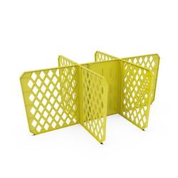 Organize-it 27 gal Yellow Storage Tote Divider 14.35 in. H X 9.84 in. W X 2.27 in. D