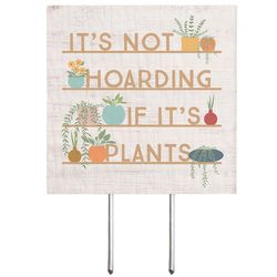 Sincere Surrounding Multicolored Wood/MDF 5.75 in. H X 0.5 in. L X 4 in. W Planter Stake