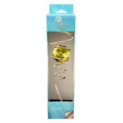 Spinfinity Designs Multi-color Stainless Steel 11 in. Gold Gold Tail Outdoor Spinner