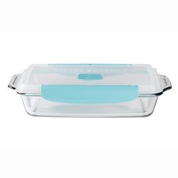 Anchor Hocking Baking Dish Blue/Clear 1 pc