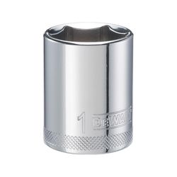 DeWalt 1 in. X 1/2 in. drive SAE 6 Point Socket 1 pc