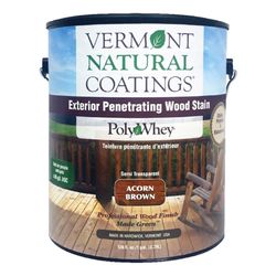 Vermont Natural Coatings PolyWhey Semi-Transparent Matte Acorn Brown Penetrating Waterborne Exterior