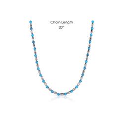 Montana Silversmiths Women's Tuquoise Beaded Necklace