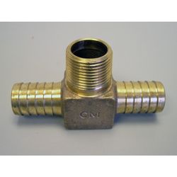 Campbell Red Brass 1 in. Hydrant Tee