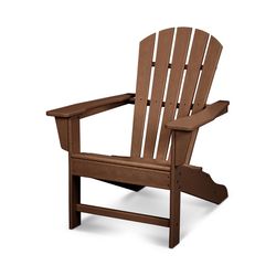 Ivy Terrace Brown HDPE Frame Adirondack Chair