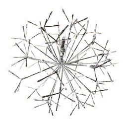 Holiday Bright Lights LED Connectable Sphere Light Warm White 24 in. 200 lights