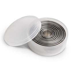 Mrs. Anderson's Baking Silver Stainless Steel Baking Cutters Set