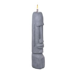 Alpine Cement Gray 41 in. Statue