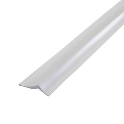 M-D Building Products White Vinyl Top & Sides Door Seal For Garage Doors 30 ft. L X 1 in.