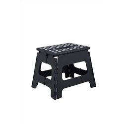 Superio Brand 11 in. H X 12 in. W X 12 in. D 300 lb. cap. 1 step Plastic Folding Step Stool