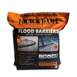 Quick Dam 3.5 in. H X 6.5 in. W X 204 in. L Flood Barrier 1 pk