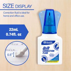 Bazic Products White Correction Fluid 0.74 oz 1 pk