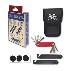 Lucky Jack Nylon/Steel/ Bicycle Repair Kit Black