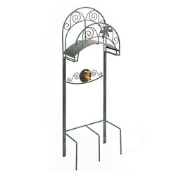 Liberty Garden 125 ft. Bronze Free Standing Hose Stand