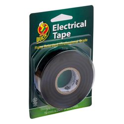 Shurtape Duck 75 in. W X 66 ft. L Black Vinyl Electrical Tape