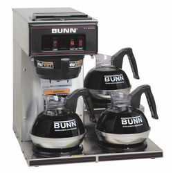 BUNN VP17-3 Series 12 cups Silver Coffee Maker